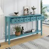 XINGHANZHENXUAN Console Table with 4 Drawers & Shelf, Entryway Sofa Table for Hallway, Living Room - 4 of 4
