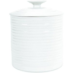 Portmeirion Sophie Conran White Large Canister, 6.25 inch / 80 oz - 1 of 4