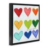 Stupell Industries You Are So Loved Rainbow Hearts, 25" x 25" - 3 of 4