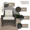 Yardsight Patio Wicker Chairs With Cushions (Set Of 2) - 3 of 4