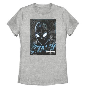 Women's Marvel Spider-Man: Far From Home Artsy Stealth T-Shirt - 1 of 3