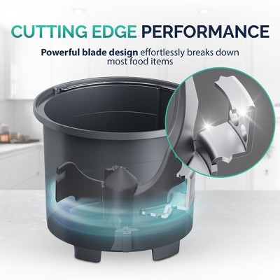 Luma Black Electric Kitchen Composter with Clear-View Lid