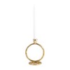 Sagebrook Home Round Ring Taper Candle Holder - Contemporary Circular Abstract Metal Candle Display for Home - 4 of 4