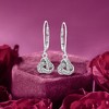 Ross-Simons Diamond-Accented Love Knot Drop Earrings in Sterling Silver - 4 of 4