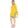 HAPPY BAY Women's Summer Vacation Beachwear Short Mini Beach Dress Bathing Suits Swimwear Swimsuit Cover Ups Large-X-Large Yellow Solid - 4 of 4