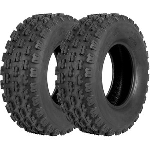 Garvee 25x8-12 6PR ATV Tires, 25x8x12 All Terrain ATV UTV Off-Road Tires(Set of 2, Tubeless) - 1 of 2