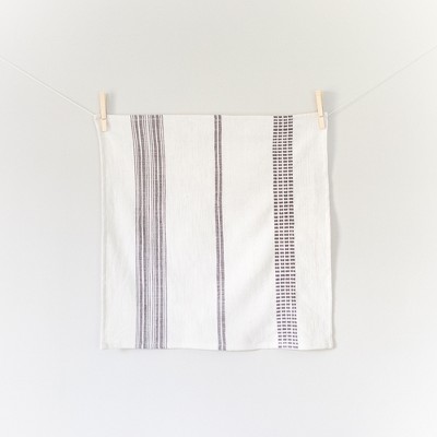 Slickblue Versatile Hand-Spun Cotton Dinner Napkin, 20x20 Inches, Striped Design, Machine Washable, Multiple Colors