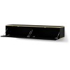 Homlando Subi 180 TV Stand - Modern and Stylish TV Stand - Made in EU Furniture - Italian Elegance with Milled Fronts and Gold Accents - image 2 of 4