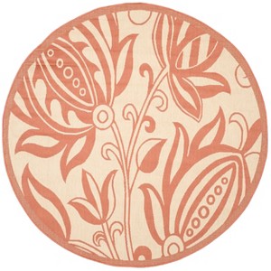 Courtyard CY2961 UV & Stain Resistant Non-Shedding Power Loomed Indoor/Outdoor Rugs - Safavieh - 1 of 4