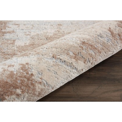 Handmade Ivory Cotton Abstract Runner Rug 26" x 7'