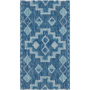 Courtyard CY8533 UV & Stain Resistant Non-Shedding Power Loomed Indoor/Outdoor Rugs - Safavieh - 1 of 4