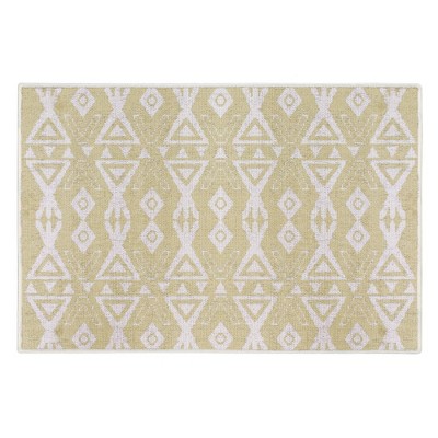 SUSSEXHOME 18 in. x 24 in. Beige Super-Absorbent Washable Cotton