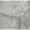 Home Mart Goods Beige Grey Cream Distressed Modern Thick Plush Runner Rug - 2'6" x 10' - 2 of 4