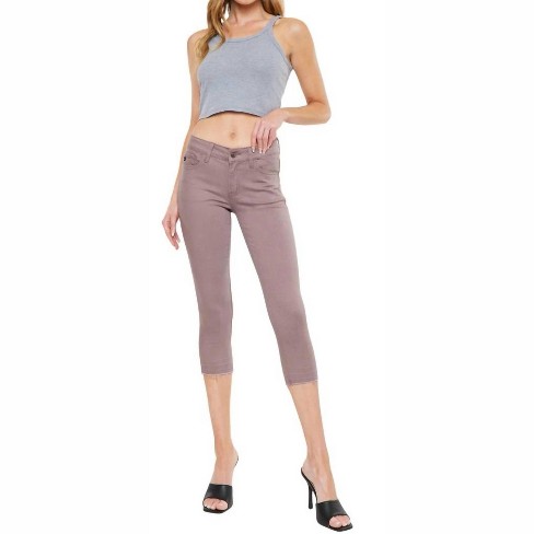 Women's Lilian Mid Rise Capris - KanCan - image 1 of 4