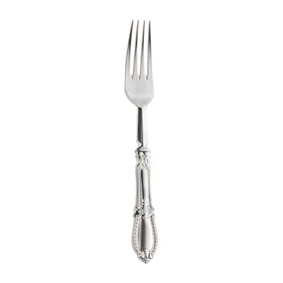 Smarty Had A Party Silver Baroque Plastic Dinner Forks - 240 pcs