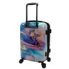 World Traveler Dejuno Wave Marble 3-Piece Expandable Spinner Luggage Set - 3 of 4