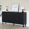 Bella Depot Wooden Accent Storage Cabinet with 4 Doors - 2 of 4