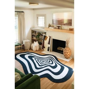 Lany Space Vertigo Irregular Area Rug - 1 of 4
