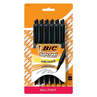 Photo 1 of BIC Retractable Ballpoint Pen, 12ct - Black