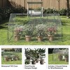Small Greenhouse for Outdoors - 47 x 24-Inch Plant Cover Green House with Steel Frame and 2 Zippered Doors - Gardening Supplies by Home-Complete - 4 of 4
