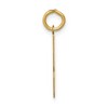 Black Bow Jewelry 14k Yellow Gold, Athletic Collection, Small Polished Number 43 Pendant - 2 of 4