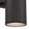 Possini Euro Design Ellis Modern Wall Light Sconce Black Hardwire 3 3/4" Fixture Up Down for Bedroom Bathroom Vanity Reading Living Room Hallway Home - 3 of 4