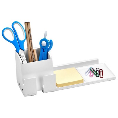 Office Konnect Desk Organizer Power Base with Phone Stand White - Bostitch
