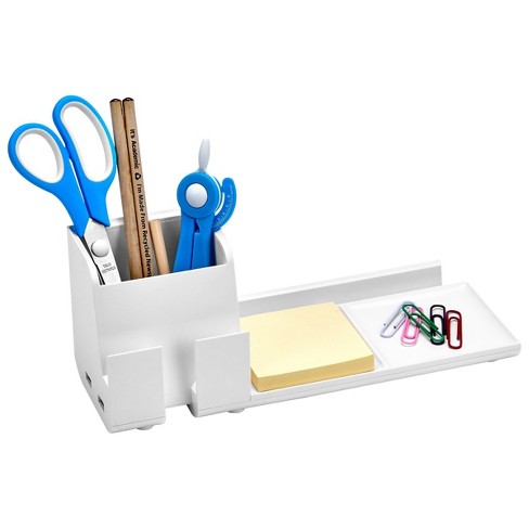 Office Konnect Desk Organizer Power Base With Phone Stand White ...