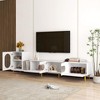 ORRD Wood Extendable TV Stand, Modern Entertainment Center for Living Room & Bedroom - 3 of 4