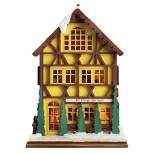 Ginger Cottages All Things German  -  One Ornament 5.25 Inches -  Secret Gingerman  -  80045.  -  Wood  -  Yellow