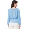 Anna-Kaci Women's Long Sleeve Blouse with Ruffle Neckline and Cinched Waist Detail - 3 of 4