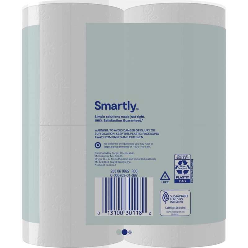 Toilet Paper - 4 Rolls - Smartly&#8482;, 3 of 4