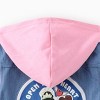 PATPAT Disney Princess Toddler Girls Rapunzel/Belle/Tiana 1pc Cotton Denim Hooded Jacket - 4 of 4