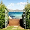 NicBex Metal Garden Trellis, Arch Rust-Proof Garden Trellis Netting Rose Decoration Grape Trellis for Climbing Plants - 2 of 4