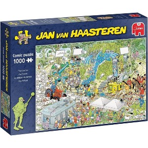 Jumbo Toys 1,000 Piece Jigsaw Puzzle - The Film Set - 27" x 19" - 1 of 4