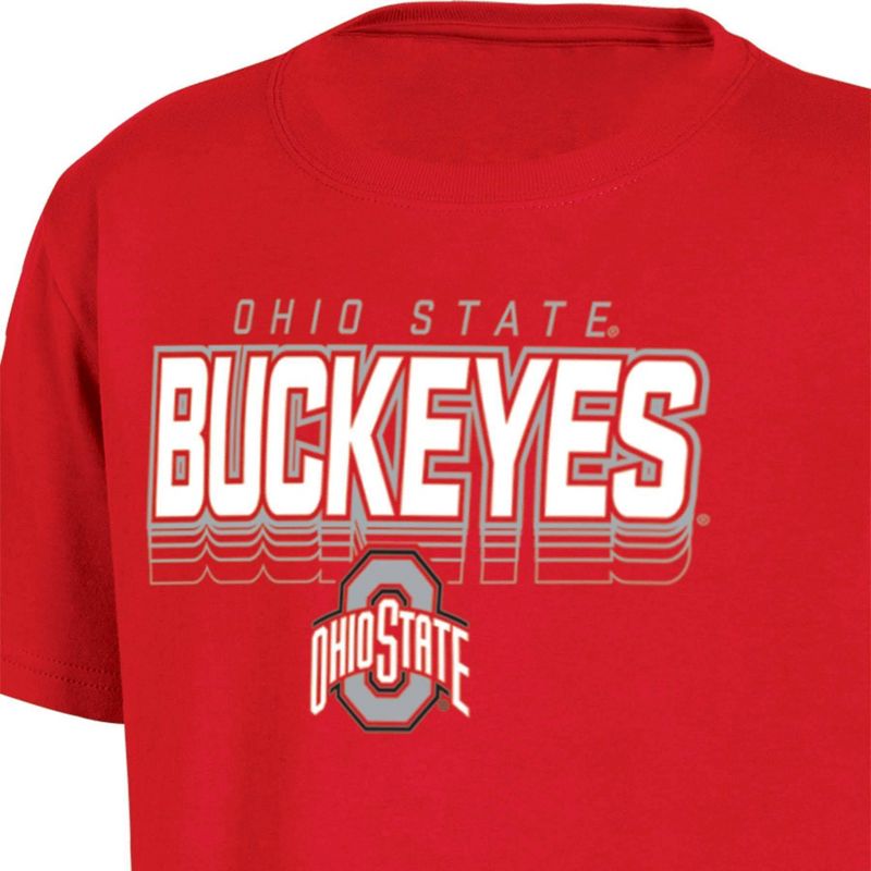 NCAA Ohio State Buckeyes Boys&#39; Core T-Shirt, 3 of 4