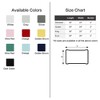2 Pack 500 Thread Count Cotton Pillow Shams, Super Soft and Breathable Oxford Pillowcases - NTBAY - 2 of 4