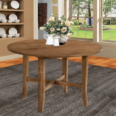 rustic oak dining table