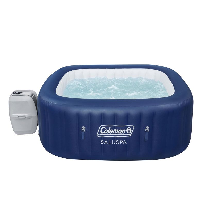 Bestway Coleman Hawaii AirJet Person Inflatable Hot Tub Square Portable Outdoor Spa with AirJets and EnergySense Energy Saving Cover, 6 of 9