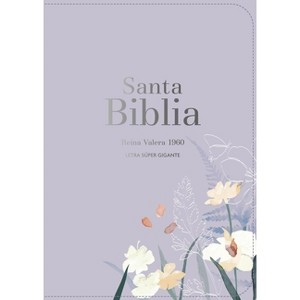 Biblia Rvr 1960 Letra Súper Gigante Símil Piel Lavanda (Bible Rvr 1960 Super Giant Print Leatherlike Lavendar (Spanish Edition) - (Leather Bound) - 1 of 1