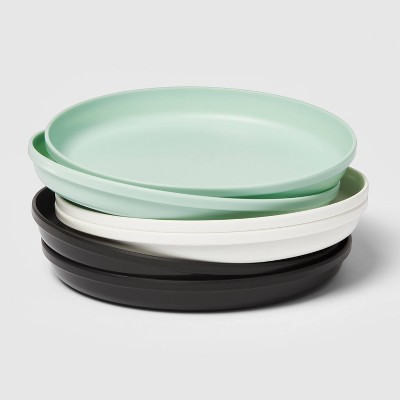 7.3" 6pk Plastic Kids' Dinner Plates - Pillowfort™