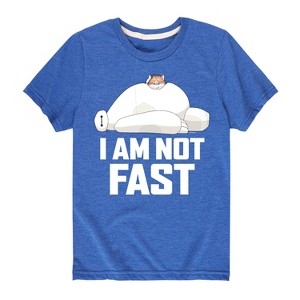 Boys' - Disney - Baymax I Am Not Fast Short Sleeve Graphic T-Shirt - 1 of 4