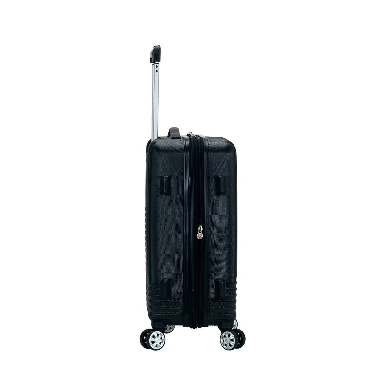 Rockland Star Trail Hardside Spinner Carry On Suitcase - Black, 4 of 6