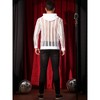 Lars Amadeus Men's Long Sleeves See Through Striped Hoodie Pullover Shirts - 3 of 4