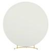 Arch Backdrop Cover Round, Champagne Wedding Circle Arch Stand Cover Multipurpose Photography Background Decoration - 2 of 3