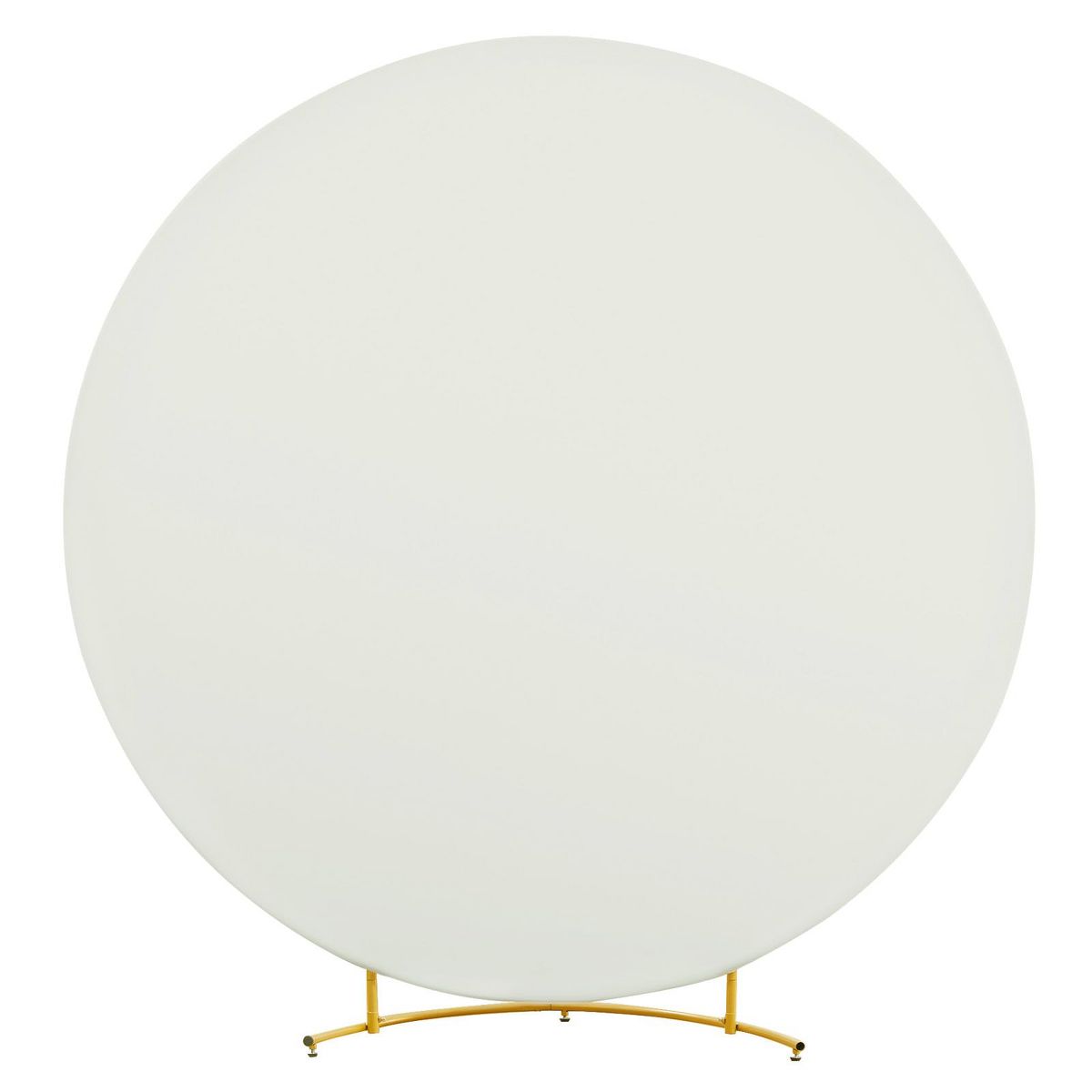 Round Arch Backdrop Cover, 6 ft/6.5 ft/7.2 ft Circle Arch Stand, Smooth Touch, Multipurpose Wedding Arched Background Set for Birthday Party