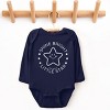 The Juniper Shop Mini Smiley Shine Bright Little Star Long Sleeve Bodysuit - NB - Navy - 2 of 4