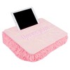 3C4G: Pink & Gold Deluxe Fur Lap Desk - You Are Golden, Make It Real,12” x 17" - 4 of 4