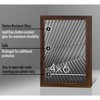 Americanflat Thin Picture Frame in Walnut with Shatter Resistant Glass Horizontal and Vertical Formats for Wall and Tabletop - 4" x 6" - 4 of 4