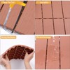Cesicia 44Pcs Plastic Interlocking Deck Tiles, 12"x12" Patio Flooring for Garden Poolside Front/Back Yard, All Weather Use - 4 of 4